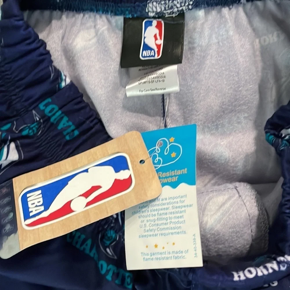 NBA Charlotte Hornets Purple Pajama Pants NEW